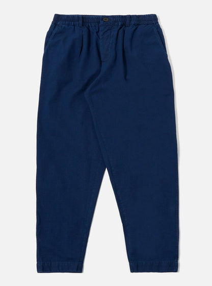 UNIVERSAL WORKS PLEATED TRACK PANT KIMSTOP - INDIGO