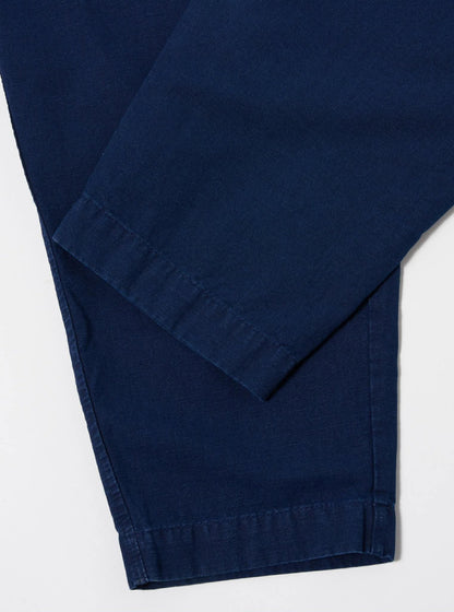 UNIVERSAL WORKS PLEATED TRACK PANT KIMSTOP - INDIGO