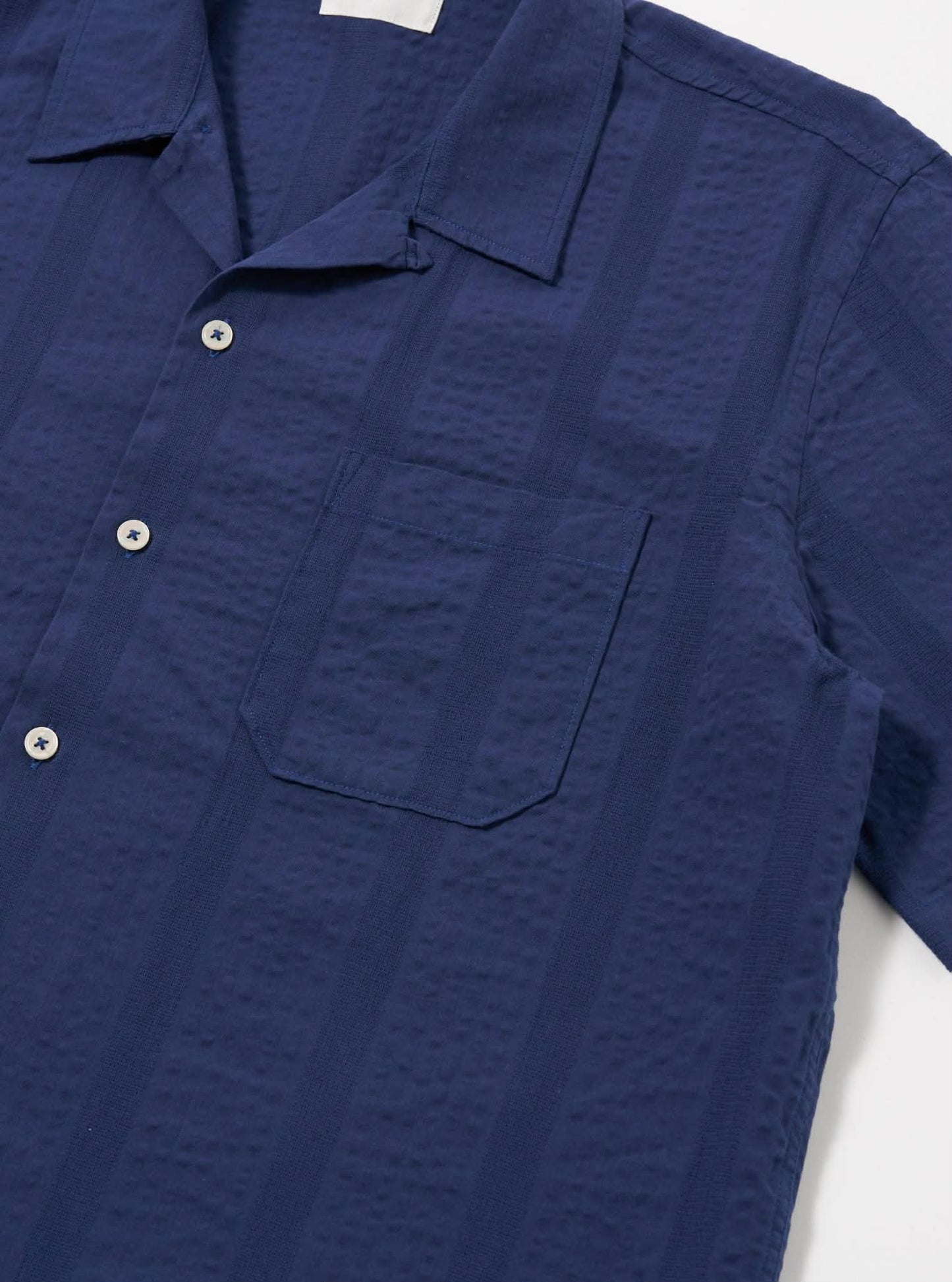 UNIVERSAL WORKS ROAD SHIRT MAUI COTTON - BLUE