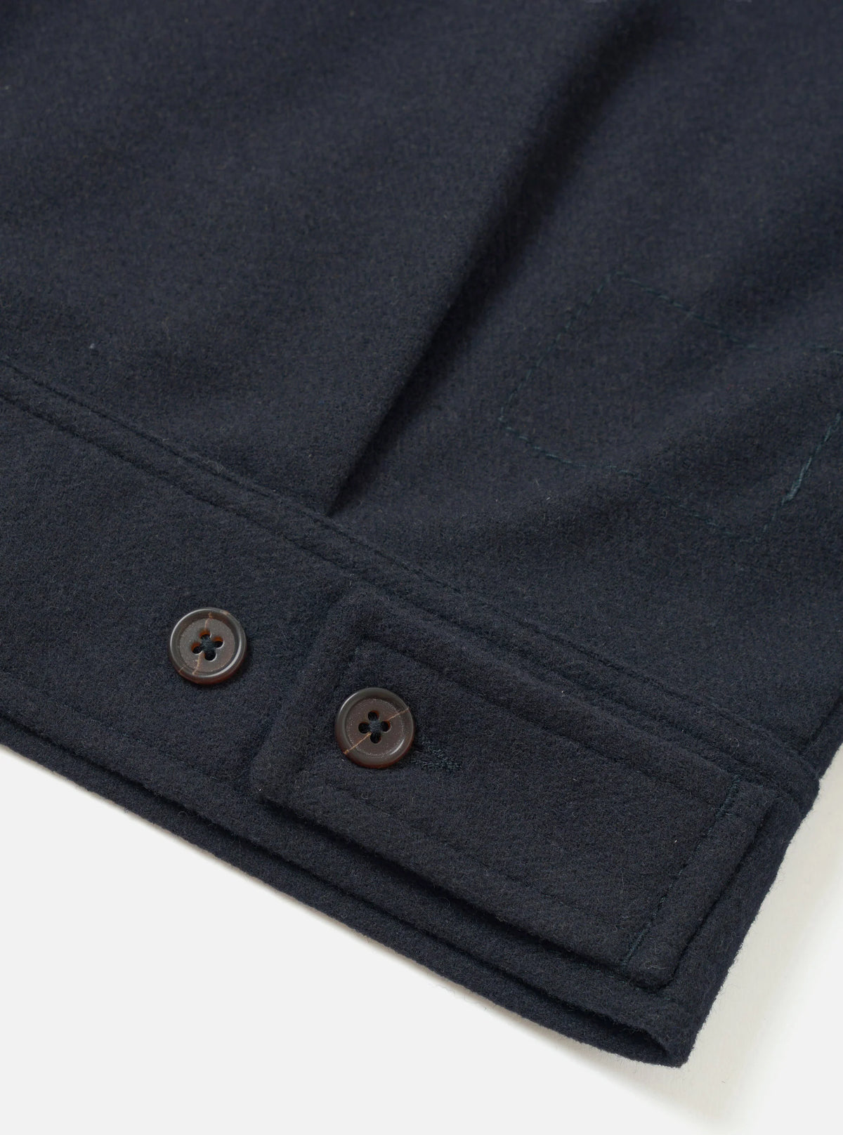 UNIVERSAL WORKS ROSE BOWL JACKET DUBLIN WOOL MIX - NAVY