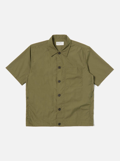 UNIVERSAL WORKS TECH OVERSHIRT RECYCLED POLY TECH - OLIVE