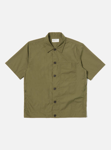 UNIVERSAL WORKS TECH OVERSHIRT RECYCLED POLY TECH - OLIVE