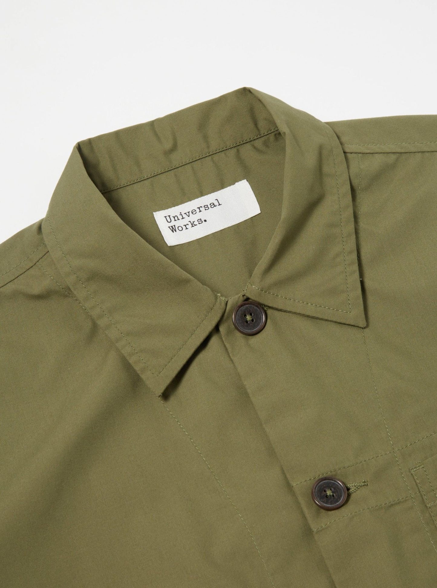 UNIVERSAL WORKS TECH OVERSHIRT RECYCLED POLY TECH - OLIVE