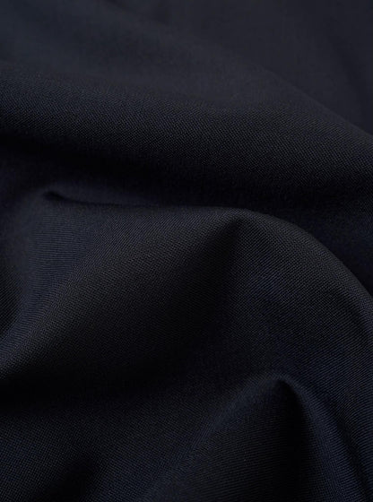UNIVERSAL WORKS TRAVAIL OVERSHIRT TROPICAL SUITING - NAVY