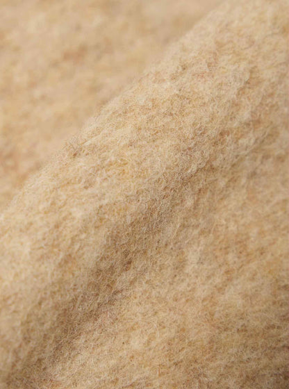 UNIVERSAL WORKS UNIFORM JACKET WOOL FLEECE - FAWN