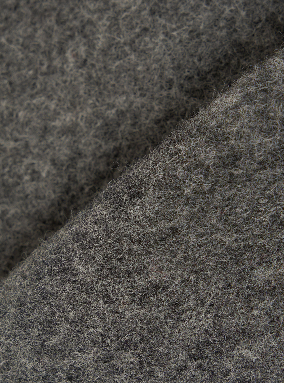 UNIVERSAL WORKS ZIP WAISTCOAT WOOL FLEECE - GREY MARL