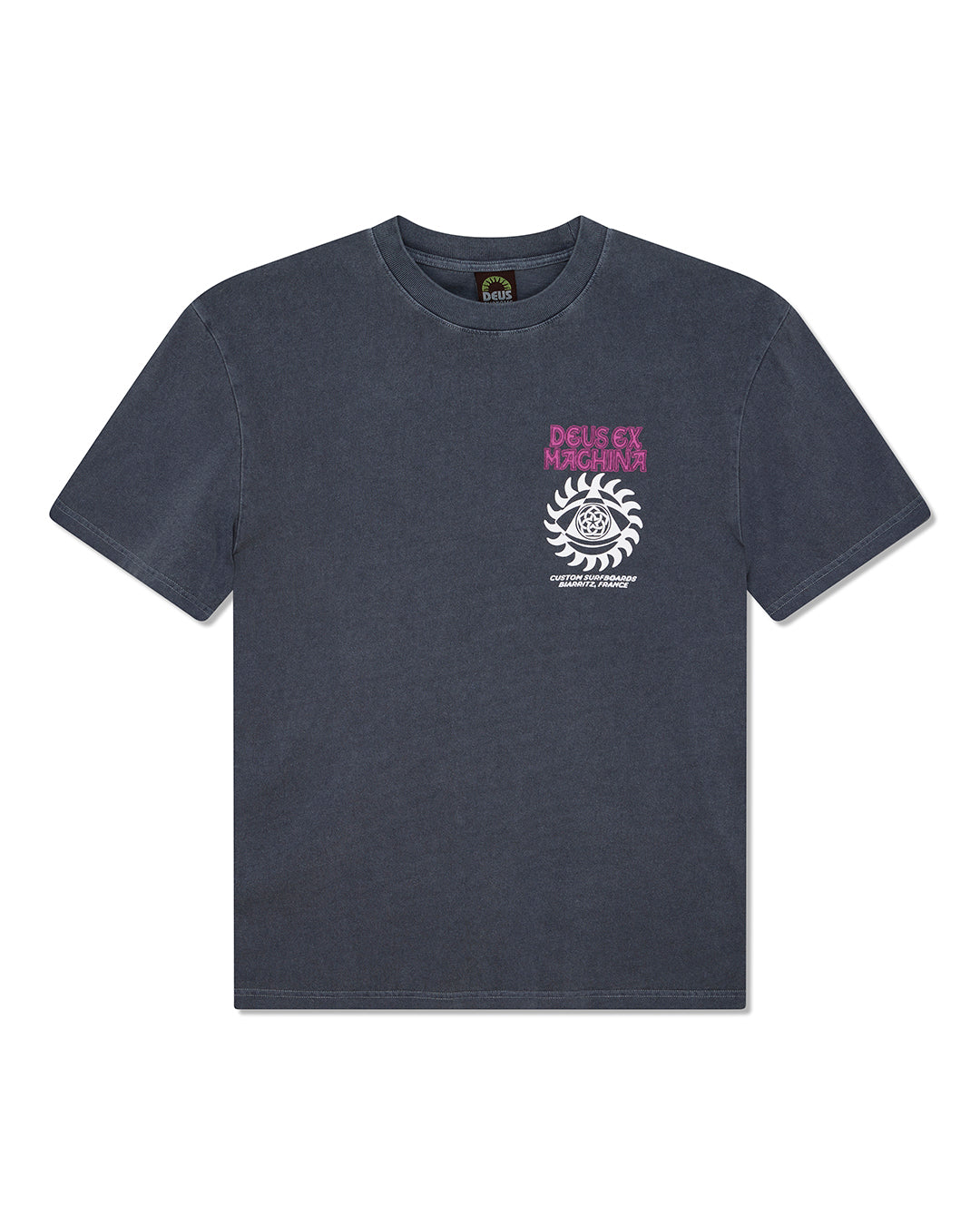 DEUS EX MACHINA CRANK TEE - ANTHRACITE