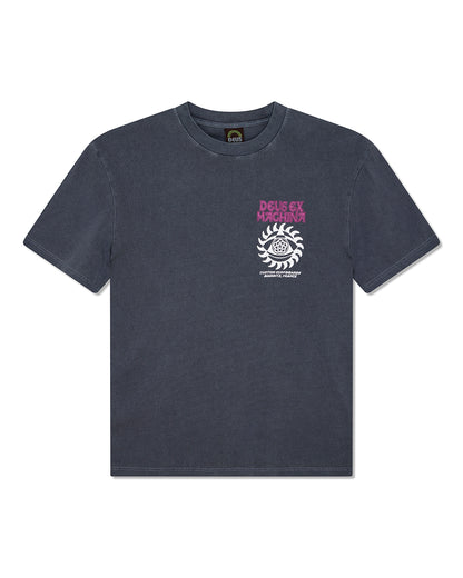 DEUS EX MACHINA CRANK TEE - ANTHRACITE