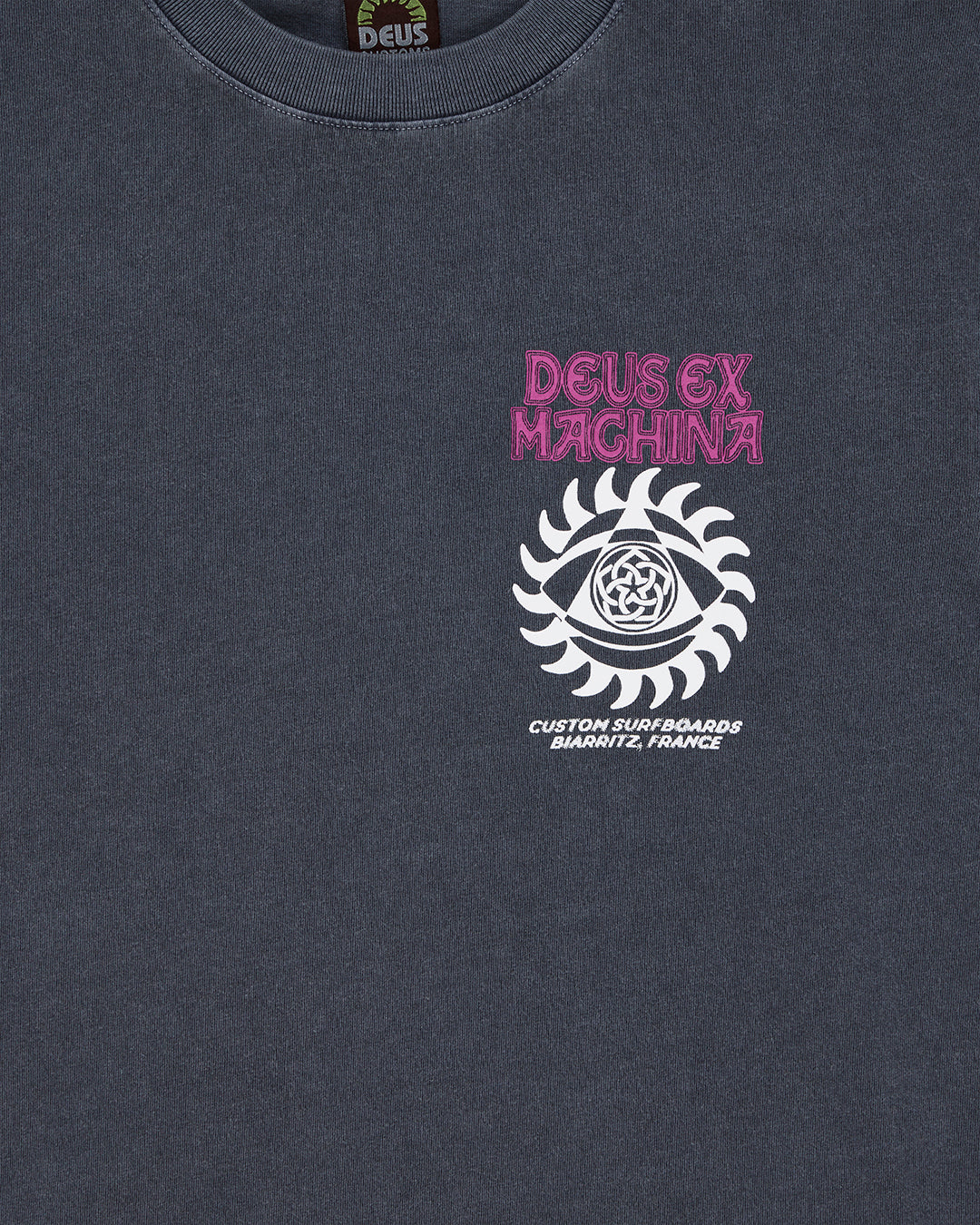 DEUS EX MACHINA CRANK TEE - ANTHRACITE