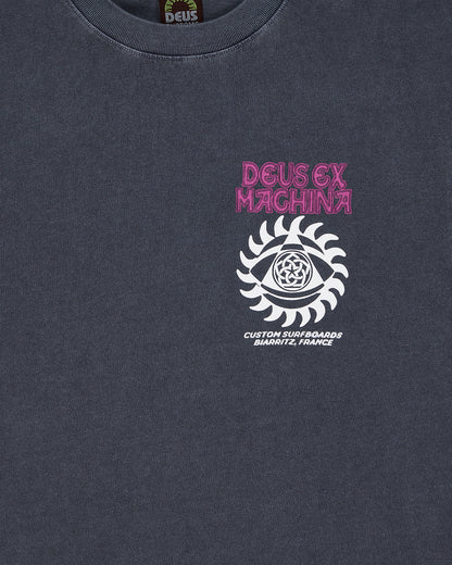 DEUS EX MACHINA CRANK TEE - ANTHRACITE