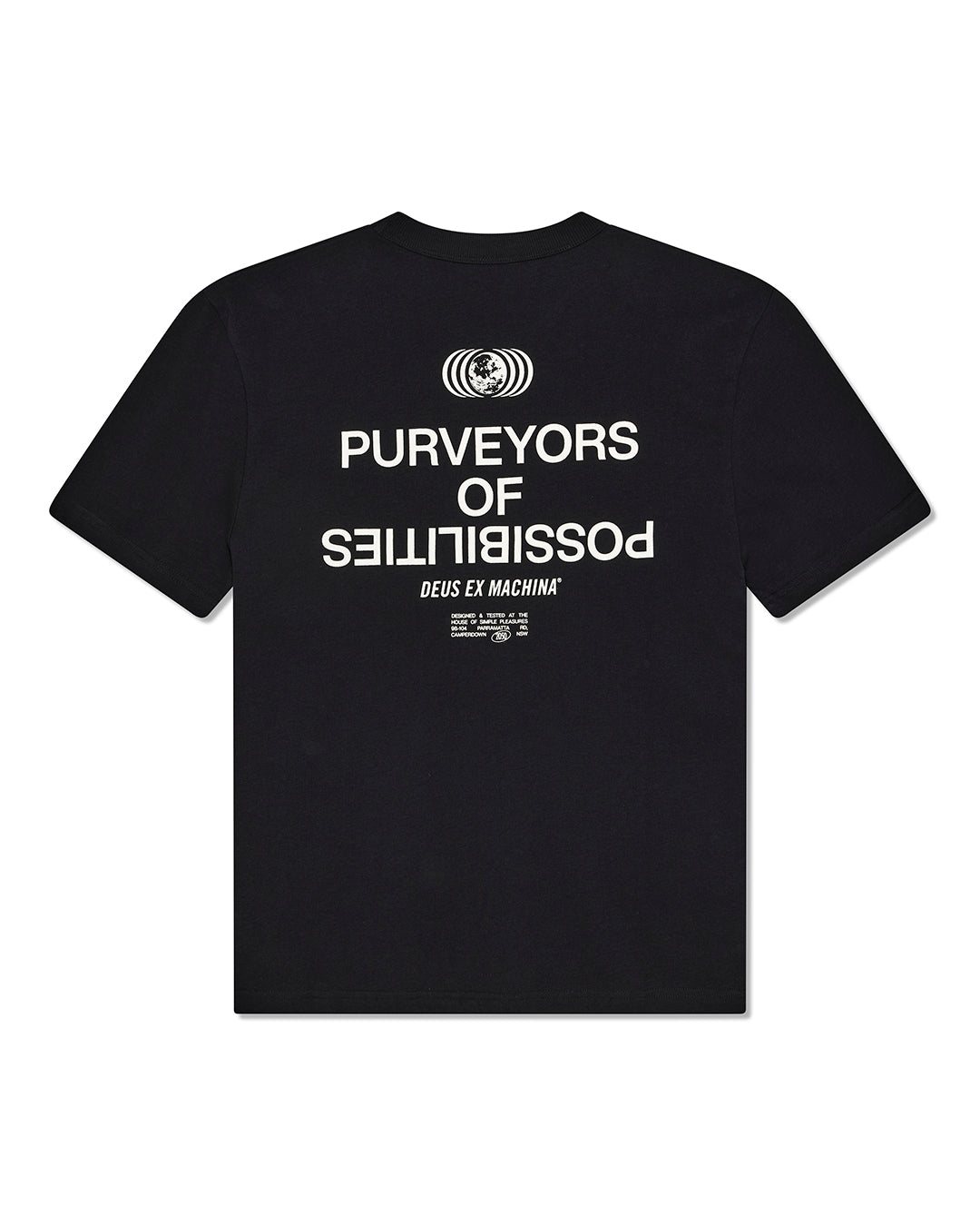 DEUS EX MACHINA AXIS TEE - BLACK