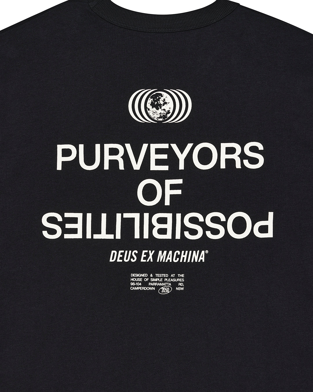 DEUS EX MACHINA AXIS TEE - BLACK