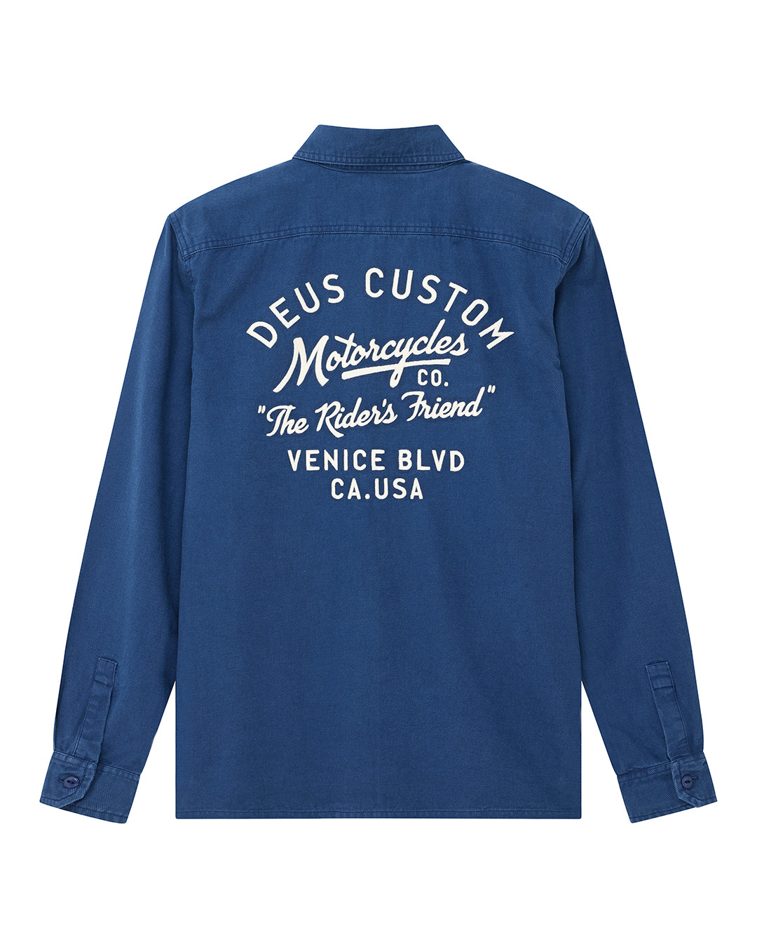 DEUS EX MACHINA NOMAD SHIRT - MECHANIC BLUE