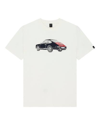 DEUS EX MACHINA EMPORIUM NINER TEE - VINTAGE WHITE