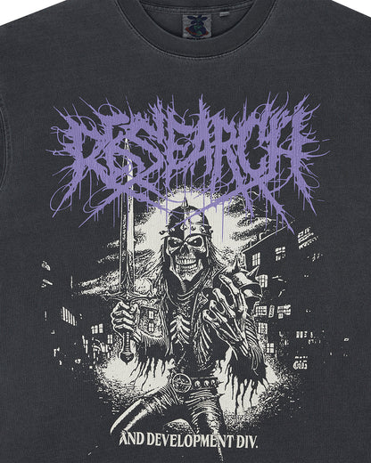 DEUS EX MACHINA METAL FABRICATOR TEE - ANTHRACITE