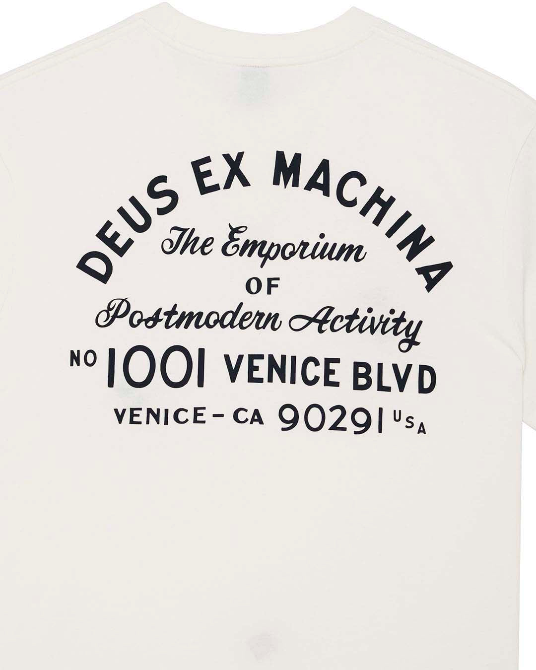 DEUS EX MACHINA EMPORIUM NINER TEE - VINTAGE WHITE