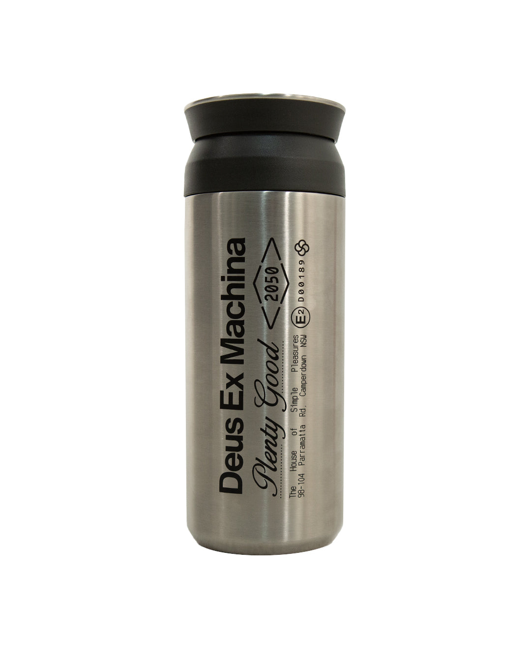 DEUS EX MACHINA PLENTY GOOD TRAVEL TUMBLER - INOX