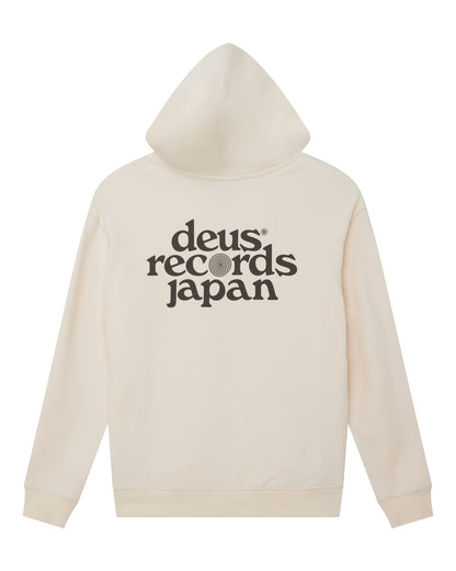 DEUS EX MACHINA STRATA ZIP HOODIE - DIRTY WHITE