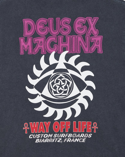 DEUS EX MACHINA CRANK TEE - ANTHRACITE