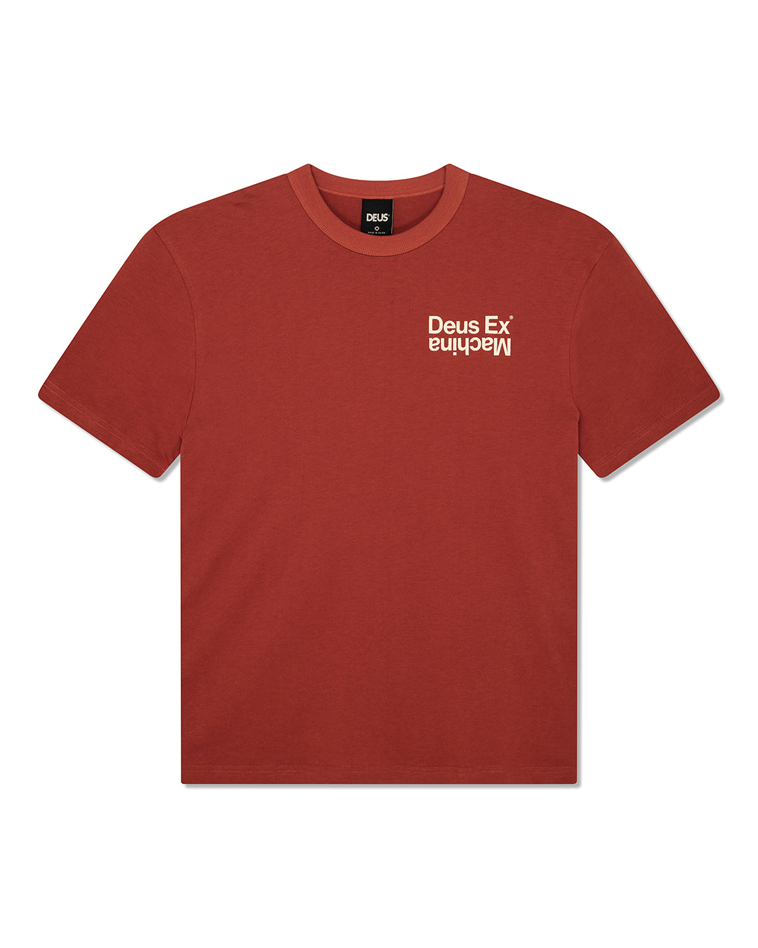 DEUS EX MACHINA AXIS TEE - TERRACOTA