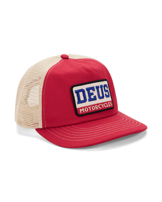 DEUS EX MACHINA MALDEN TRUCKER - MELON RED