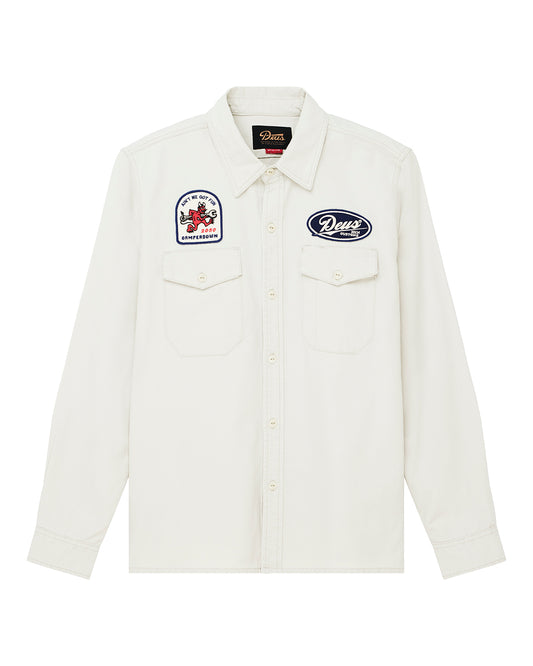 DEUS EX MACHINA NOMAD SHIRT - DIRTY WHITE