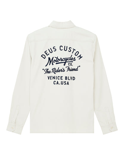DEUS EX MACHINA NOMAD SHIRT - DIRTY WHITE