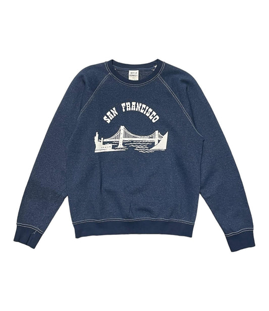 WILD DONKEY SAN FRANCISCO CREW NECK - NAVY