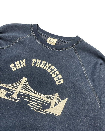 WILD DONKEY SAN FRANCISCO CREW NECK - NAVY