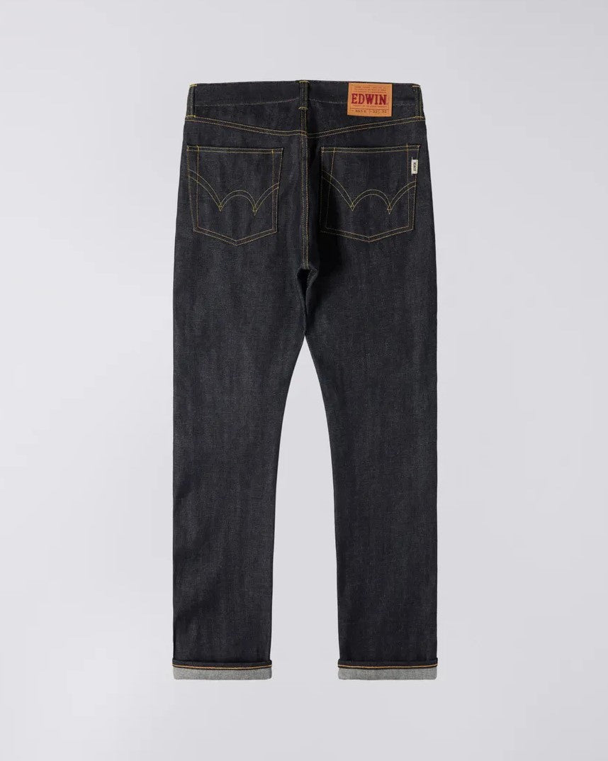 EDWIN NASHVILLE RED SELVEDGE 14 OZ DENIM - BLUE UNWASHED