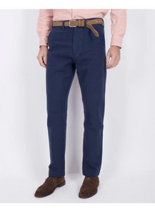 PORTUGUESE FLANNEL TROUSERS PINHEIRO - NAVY