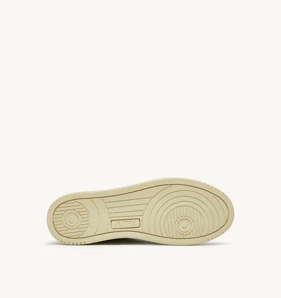 AUTRY MEDALIST LOW LEATHER - WHITE / MOUNTAIN