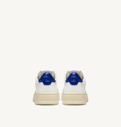 AUTRY MEDALIST LOW LEATHER - WHITE / PRINCE BLUE