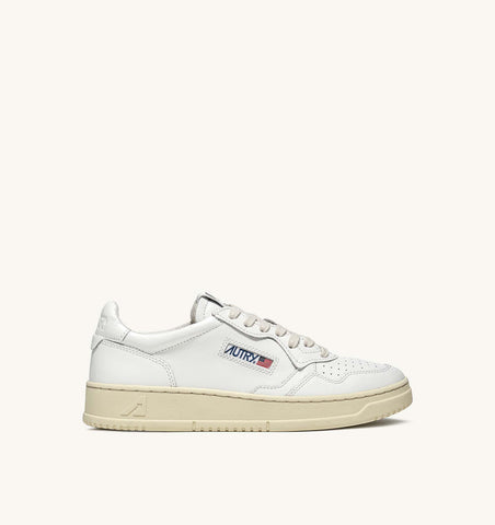 AUTRY MEDALIST LOW LEATHER - WHITE