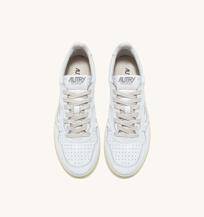 AUTRY MEDALIST LOW LEATHER - WHITE