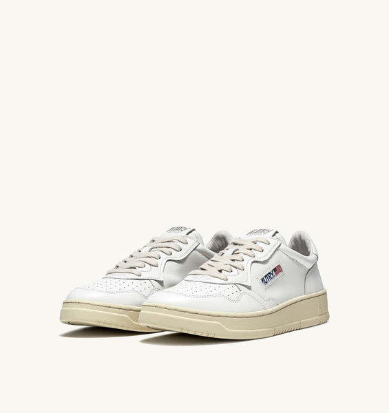 AUTRY MEDALIST LOW LEATHER - WHITE
