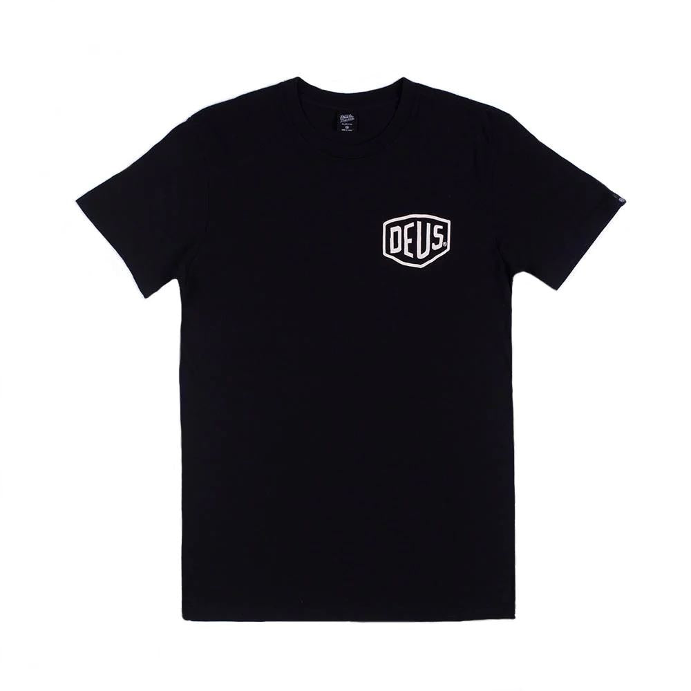 DEUS EX MACHINA BIARRITZ ADDRESS TEE - BLACK