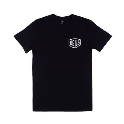 DEUS EX MACHINA BIARRITZ ADDRESS TEE - BLACK