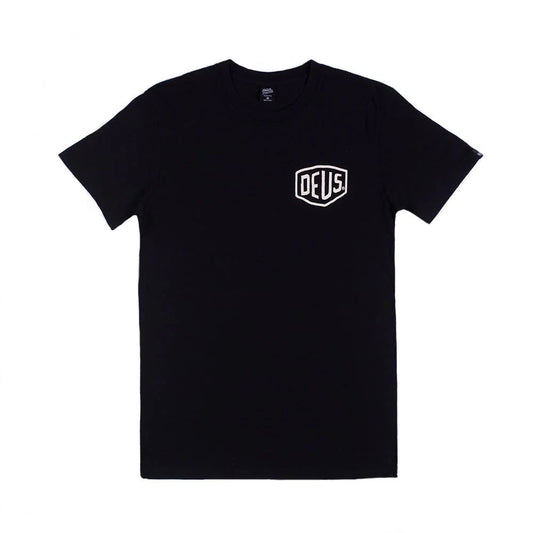 DEUS EX MACHINA BIARRITZ ADDRESS TEE - BLACK