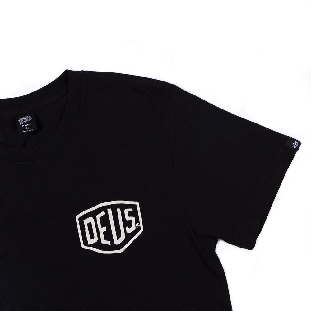 DEUS EX MACHINA BIARRITZ ADDRESS TEE - BLACK