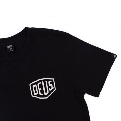 DEUS EX MACHINA BIARRITZ ADDRESS TEE - BLACK