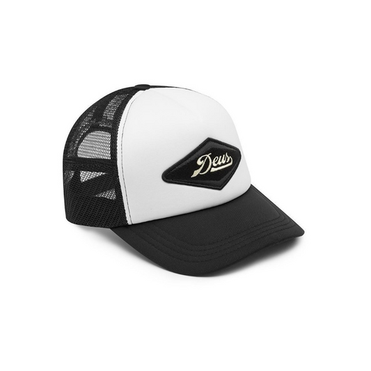 DEUS EX MACHINA AMERICAN DIAMOND TRUCKER - WHITE / BLACK