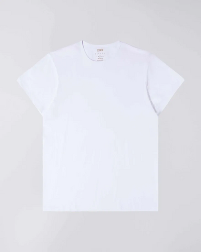 EDWIN DOUBLE PACK SS TEE - WHITE