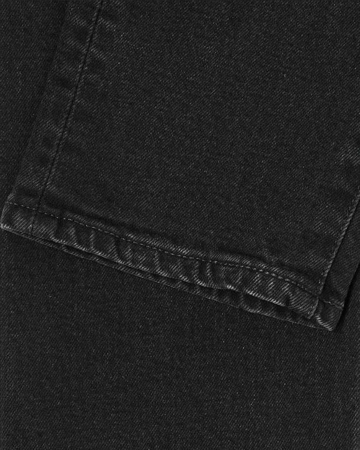 EDWIN SLIM TAPERED KAIHARA BLACK STRETCH DENIM - BLACK USED