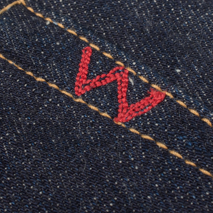 IRON HEART IH-634S-18 OZ VINTAGE SELVEDGE DENIM STRAIGHT CUT JEANS - INDIGO