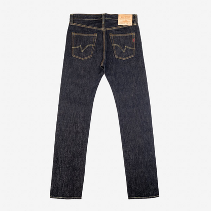 IRON HEART IH-666S-21 OZ SLIM STRAIGHT CUT JEANS - INDIGO