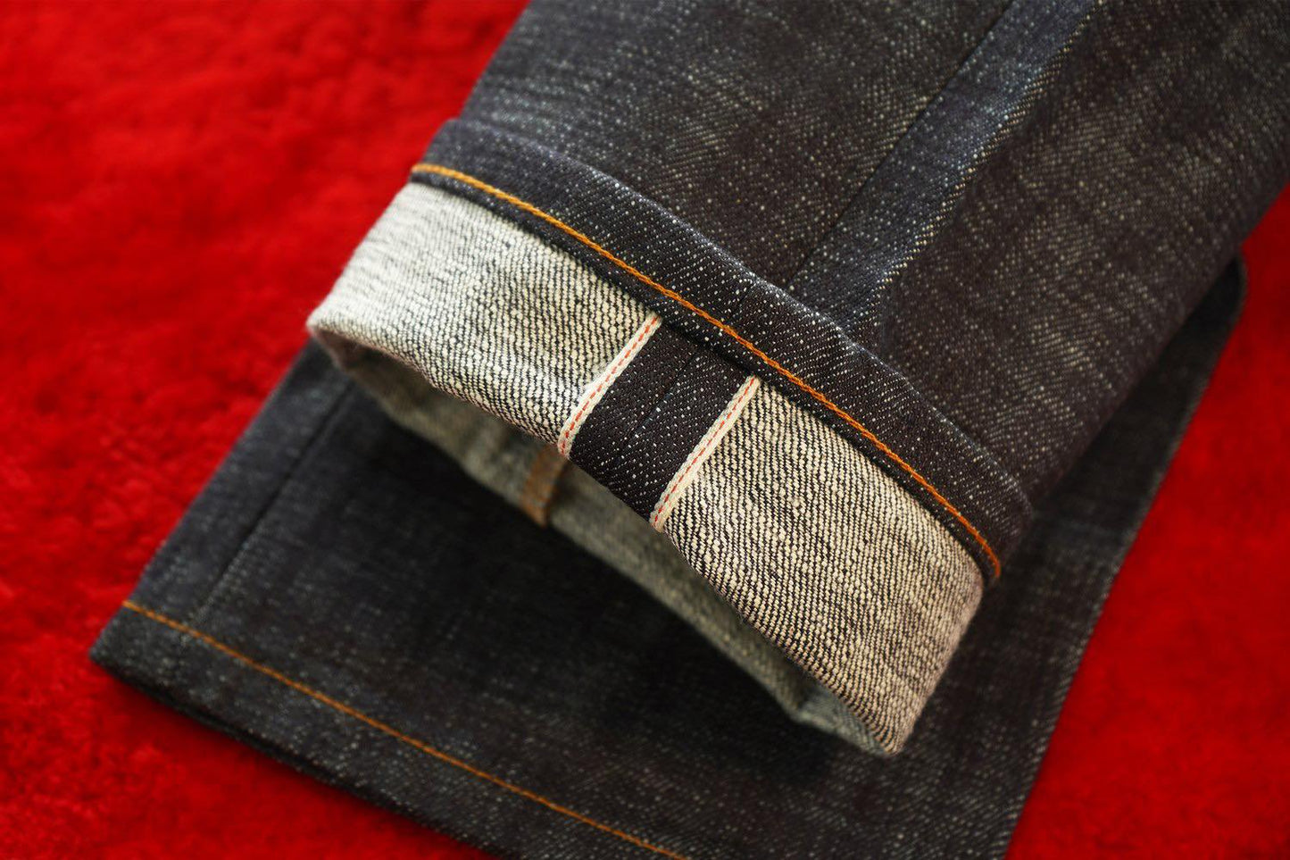 NAKED AND FAMOUS DENIM WEIRD GUY - FIRE BIRD SELVEDGE 15.5OZ