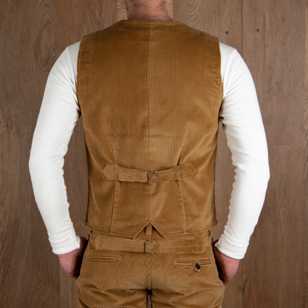 PIKE BROTHERS 1905 HAULER VEST GOLIATH CORD - MUSTARD