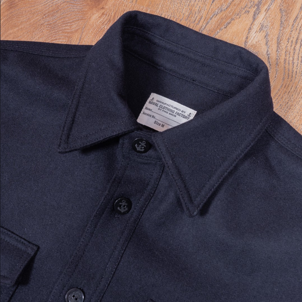 PIKE BROTHERS 1943 CPO SHIRT WOOL - NAVY
