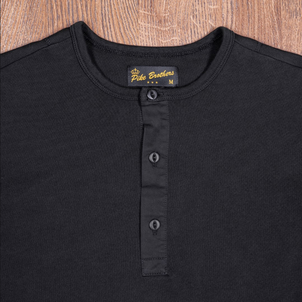 PIKE BROTHERS 1954 UTILITY SHIRT LONG SLEEVE - FADED BLACK